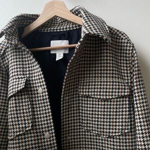 Houndstooth H&M shirt jacket